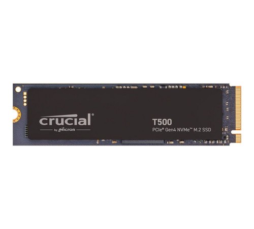 Твердотельный накопитель SSD Crucial M.2 2280 500GB Crucial T500 Client SSD CT500T500SSD8 PCIe Gen4x4 with NVMe, 7200/5700, TLC, 300TBW