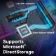 Твердотельный накопитель SSD Crucial M.2 2280 500GB Crucial T500 Client SSD CT500T500SSD8 PCIe Gen4x4 with NVMe, 7200/5700, TLC, 300TBW