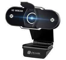 Камера Web Оклик OK-C012HD черный 1Mpix (1280x720) USB2.0 с микрофоном