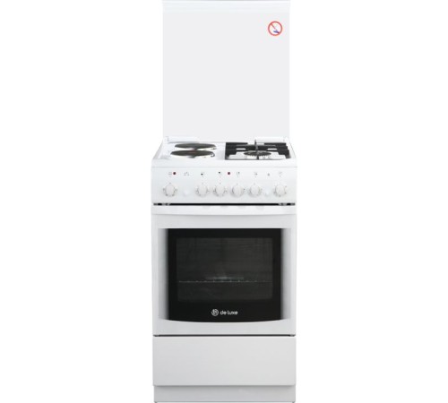 Плита Комбинированная De Luxe 506022.05гэ(кр) ЧР-030 белый (стеклянная крышка) реш.чугун Плита Комбинированная De Luxe 506022.05гэ(кр) ЧР-030 белый (стеклянная крышка) реш.чугун