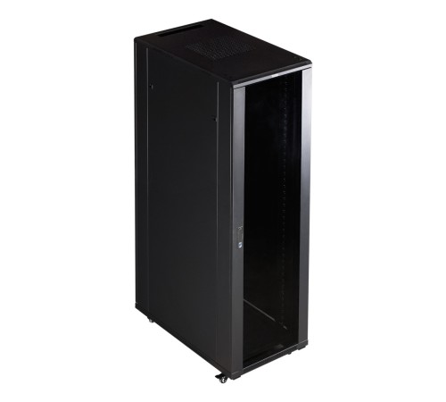 Шкаф серверный Lanmaster (TWT-CBB-42U-8X10-G1) напольный 42U 800x1000мм пер.дв.стекл задн.дв.двуст. 2 бок.пан. 800кг черный IP20 Шкаф серверный Lanmaster (TWT-CBB-42U-8X10-G1) напольный 42U 800x1000мм пер.дв.стекл задн.дв.двуст. 2 бок.пан. 800кг черный IP20