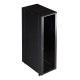 Шкаф серверный Lanmaster (TWT-CBB-42U-8X10-G1) напольный 42U 800x1000мм пер.дв.стекл задн.дв.двуст. 2 бок.пан. 800кг черный IP20