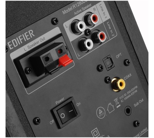 Колонки Bluetooth EDIFIER R1280DBs, 2.0, черный
