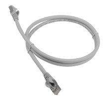 Патч-корд Lanmaster LAN-PC45/S6A-1.5-GY вилка RJ-45-вилка RJ-45 кат.6А 1.5м серый LSZH (уп.:1шт)