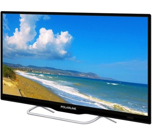Телевизор LED PolarLine 24" 24PL51TC-SM черный/HD READY/50Hz/DVB-T/DVB-T2/DVB-C/USB/WiFi/Smart TV (RUS)
