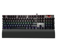 Клавиатура Оклик 935G механическая черный USB for gamer LED