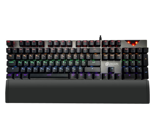 Клавиатура Оклик 935G механическая черный USB for gamer LED Клавиатура Оклик 935G механическая черный USB for gamer LED