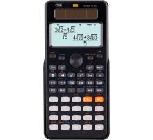 Калькулятор научный Deli ED82ES черный 10+2-разр.