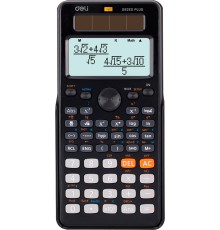 Калькулятор научный Deli ED82ES черный 10+2-разр.