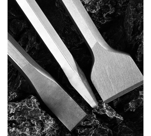 Долото плоское Deli DH-HBZ25280-E1 HEX17, 17*280*25мм, 40Cr