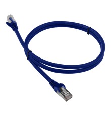 Патч-корд Lanmaster LAN-PC45/S6-0.5-BL FTP вилка RJ-45-вилка RJ-45 кат.6 0.5м синий LSZH