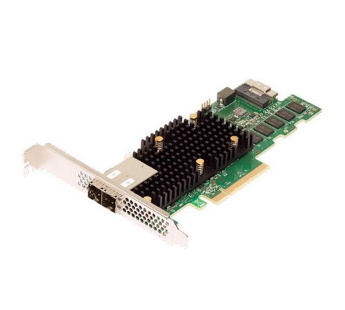 RAID-контроллер Broadcom MegaRAID 9580-8I8E SGL (05-50076-00 / 03-50076-00004) PCIe 4.0 x8 LP, SAS/SATA/NVMe, RAID 0,1,5,6,10,50,60, 16port(1 * int SFF8654 + 2 * ext SFF8644), 8GB Cache, 3916ROC, RTL RAID-контроллер Broadcom MegaRAID 9580-8I8E SGL (05-50076-00 / 03-50076-00004) PCIe 4.0 x8 LP, SAS/SATA/NVMe, RAID 0,1,5,6,10,50,60, 16port(1 * int SFF8654 + 2 * ext SFF8644), 8GB Cache, 3916ROC, RTL