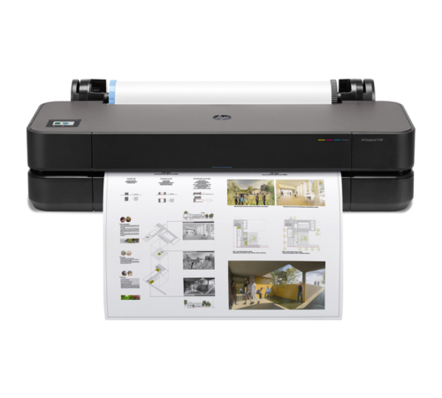 Широкоформатный принтер HP DesignJet T230 Printer (24",4color,2400x1200dpi,516Mb, 35spp(A1),USB/GigEth/Wi-Fi,rollfeed,sheetfeed, autocutter,1y warr, repl. 5ZY57A) (5HB07A#B19)