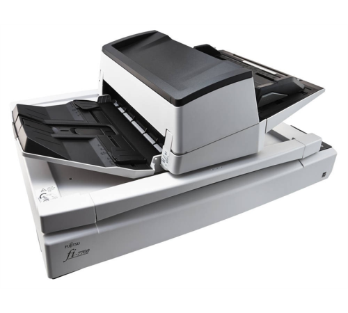 Сканер Fujitsu scanner fi-7700 (Профессиональный сканер для небольших объемов документов, 80 стр/мин, 160 изобр/мин, А3, двустороннее устройство АПД и планшетный блок, USB 3.1, светодиодная подсветка) (PA03740-B001)