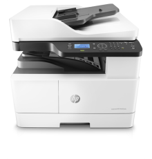 Лазерное многофункциональное устройство HP LaserJet MFP M443nda (p/c/s, A3, 1200dpi, 25ppm, 512Mb, 2trays 100+250, ADF 100, duplex, Scan to email/SMB/FTP, PIN printing, USB/Eth, cart. 4000 pages & USB cable in box, 1y warr, repl. W7U02A) (8AF72A#B19)