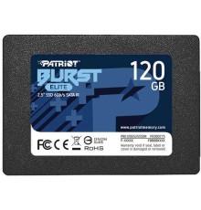 Накопитель SSD Patriot SATA III 120Gb PBE120GS25SSDR Burst Elite 2.5"