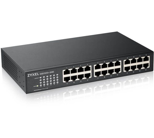 Коммутатор Zyxel GS1100-24E-EU0103F 24G неуправляемый Коммутатор Zyxel GS1100-24E-EU0103F 24G неуправляемый
