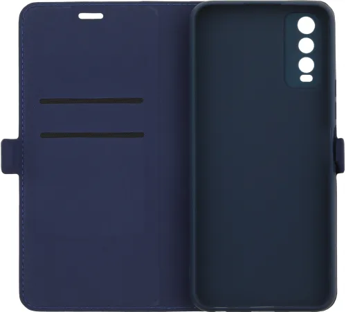 Чехол (флип-кейс) DF для Vivo Y20 vFlip-10 синий (DF VFLIP-10 (BLUE)) Чехол (флип-кейс) DF для Vivo Y20 vFlip-10 синий (DF VFLIP-10 (BLUE))