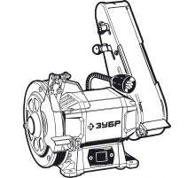 Электроточило Зубр ПТЛ-150 300Вт 2950об/мин d=150мм t=20мм