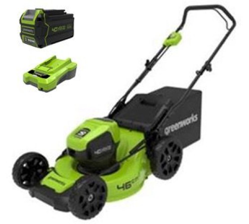 Газонокосилка роторная Greenworks GD40LM46HP (2514407UB) Газонокосилка роторная Greenworks GD40LM46HP (2514407UB)