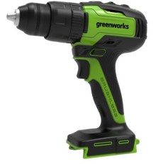 Дрель-шуруповерт ударная Greenworks GD24DD60 аккум. патрон:быстрозажимной