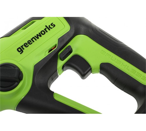 Перфоратор Greenworks GD24SDS1 патрон:SDS-plus уд.:1.2Дж аккум. (кейс в комплекте)