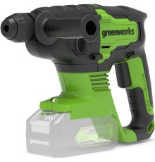 Перфоратор Greenworks GD24SDS1 патрон:SDS-plus уд.:1.2Дж аккум. (кейс в комплекте)