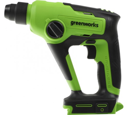 Перфоратор Greenworks GD24SDS1 патрон:SDS-plus уд.:1.2Дж аккум. (кейс в комплекте)
