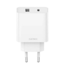 Зарядное устройство CUKTECH Сетевое зарядное устройство CUKTECH A19 EU 30W Wall  Charger (Type-A+Type-C) (CUK00A19EUWH)