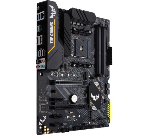 Материнская плата Asus TUF GAMING B450-PLUS II Soc-AM4 AMD B450 4xDDR4 ATX AC`97 8ch(7.1) GbLAN RAID+HDMI+DP