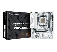Материнская плата Maxsun MS-Challenger B650M WIFI ICE B760 AM5 2xDDR5 1xPCIEx16 1xPCIEx1 1xM.2 6xUSB3.2Gen1 4xUSB2.0 3xSATA3.0 1G DP HDMI M-ATX RTL