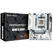 Материнская плата Maxsun MS-Challenger B650M WIFI ICE B760 AM5 2xDDR5 1xPCIEx16 1xPCIEx1 1xM.2 6xUSB3.2Gen1 4xUSB2.0 3xSATA3.0 1G DP HDMI M-ATX RTL