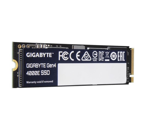 Твердотельный накопитель SSD Gigabyte M.2 2280 1TB Gen4 4000E SSD PCI Express 4.0x4, NVMe 1.4, 4000/3900, MTBF 1.5M, 3D NAND, 320TBW, RTL Твердотельный накопитель SSD Gigabyte M.2 2280 1TB Gen4 4000E SSD PCI Express 4.0x4, NVMe 1.4, 4000/3900, MTBF 1.5M, 3D NAND, 320TBW, RTL