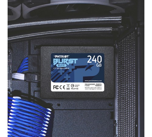 Накопитель SSD Patriot SATA III 240Gb PBE240GS25SSDR Burst Elite 2.5"