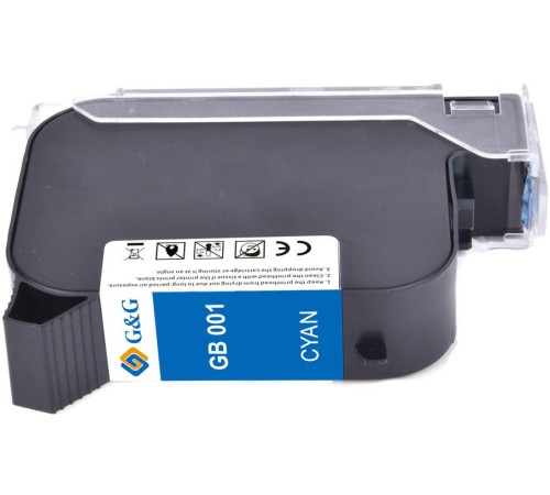 Картридж струйный G&G GB-001C голубой (42мл) для G&G GG-HH1001