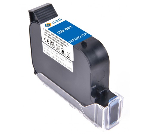 Картридж струйный G&G GB-001M пурпурный для G&G GG-HH1001