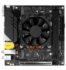 Материнская плата Maxsun MS-MoDT 12450H ITX WIFI F 12450H 2xDDR4 1xPCIEx8 3xM.2 1xUSB3.2Gen2 4xUSB3.2Gen1 6xUSB2.0 2xSATA3.0 2.5G+1G 2xVGA DP HDMI RTL