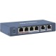 Коммутатор Hikvision DS-3E0106P-E/M 6x100Mb 4PoE+ 35W неуправляемый
