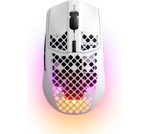 Мышь Steelseries Aerox 3 белый оптическая (18000dpi) беспроводная BT/Radio USB Мышь Steelseries Aerox 3 белый оптическая (18000dpi) беспроводная BT/Radio USB