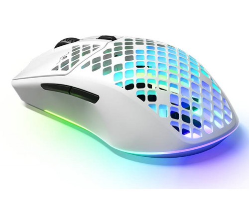 Мышь Steelseries Aerox 3 белый оптическая (18000dpi) беспроводная BT/Radio USB Мышь Steelseries Aerox 3 белый оптическая (18000dpi) беспроводная BT/Radio USB