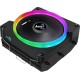 Устройство охлаждения(кулер) Aerocool Cylon 3H Soc-AM4/AM3+/1150/1151/1200 4-pin 13-24dB Al+Cu 125W 480gr LED Ret