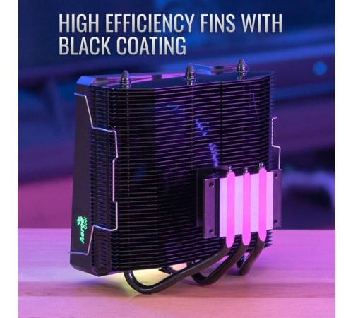 Устройство охлаждения(кулер) Aerocool Cylon 3H Soc-AM4/AM3+/1150/1151/1200 4-pin 13-24dB Al+Cu 125W 480gr LED Ret Устройство охлаждения(кулер) Aerocool Cylon 3H Soc-AM4/AM3+/1150/1151/1200 4-pin 13-24dB Al+Cu 125W 480gr LED Ret