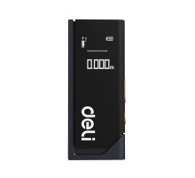 Deli Лазерный дальномер "Home Series Black" Deli DL331150  диапазон измерений 0,05~50м, точность измерения ±3мм, 370 мАч, OLED дисплей, Type-C, вес 48 грамм, эксклюзивный дизайн
