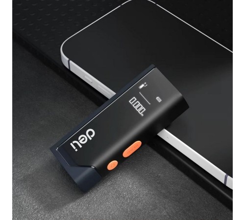 Deli Лазерный дальномер "Home Series Black" Deli DL331140  диапазон измерений 0,05~40м, точность измерения ±3мм, 370 мАч, OLED дисплей, Type-C, вес 48 грамм, эксклюзивный дизайн