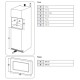 Микроволновая печь Samsung MS20A7013AB/BW черный (встраиваемая)