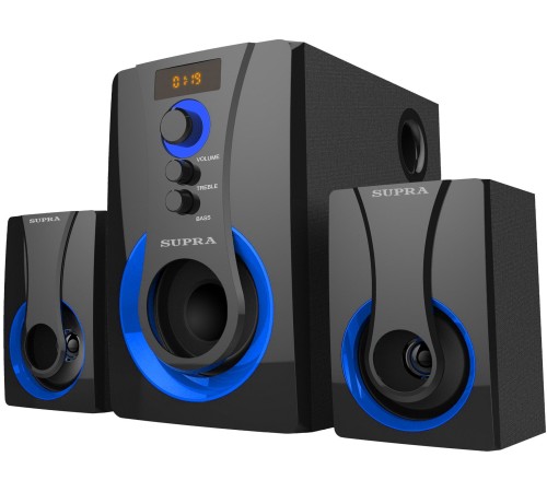 Акустическая система SUPRA SMB-310 (Bluetooth. Максимальная мощность: 550 Вт. Суммарная мощность (RMS) 60 Вт. FM тюнер. USB порт. SD порт. AUX вход. Пульт ДУ.)