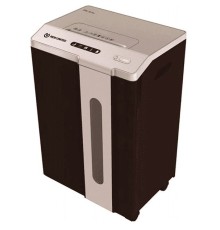 Шредер New United Etalon ET-15M серый (секр.P-5)/перекрестный/15лист./25.6лтр./скрепки/скобы/пл.карты/CD