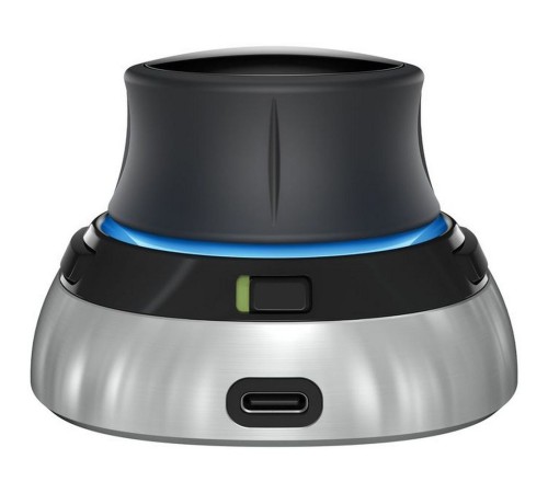 Мышь беспроводная 3DConnexion SpaceMouse Wireless (3DX-700115) черный/серебристый, радиоканал, Bluetooth, USB, кнопки - 2