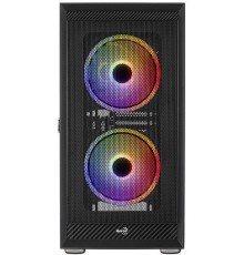 Корпус Aerocool Graphite-G-BK-v2 черный без БП ATX 3x140mm 2xUSB3.0 audio