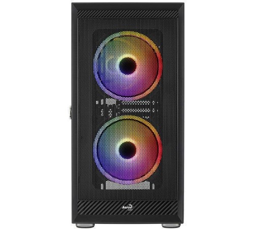 Корпус Aerocool Graphite-G-BK-v2 черный без БП ATX 3x140mm 2xUSB3.0 audio